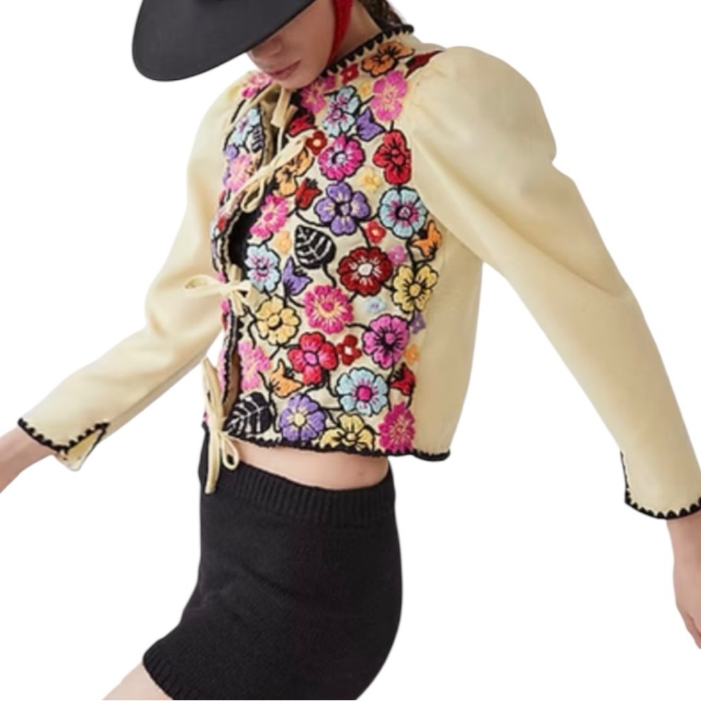 Tach Clothing Endora Hand-Embroidered Blouse